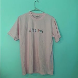 Alpha Phi Pink T-Shirt